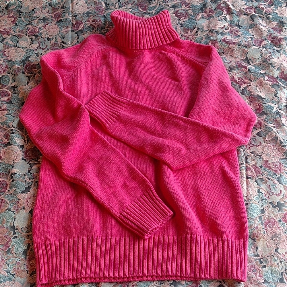 Beautiful Deep Coral Sweater